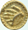 Anglo Saxon Gold Thrymsa Coin with Porcupine Icon or Symbol