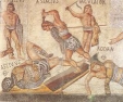 Roman Mosaic Gladiator