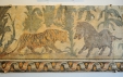 Roman Mosaic of Lion  / Tiger Wild Animal and Big Cat